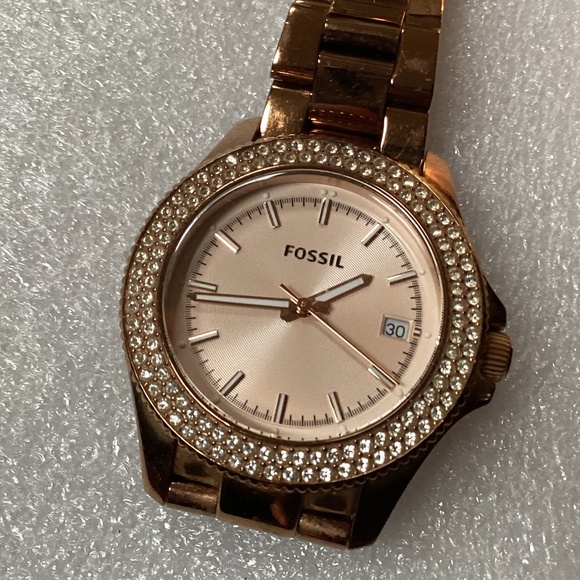 Fossil Retro Traveller Three Hand Rose Gold-tone Women’s Watch AM4454 main image 13